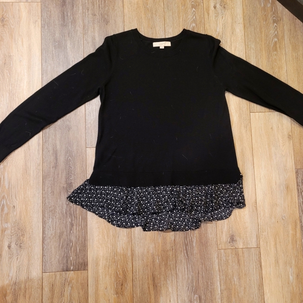 LOFT - Black Sweater - Size Medium